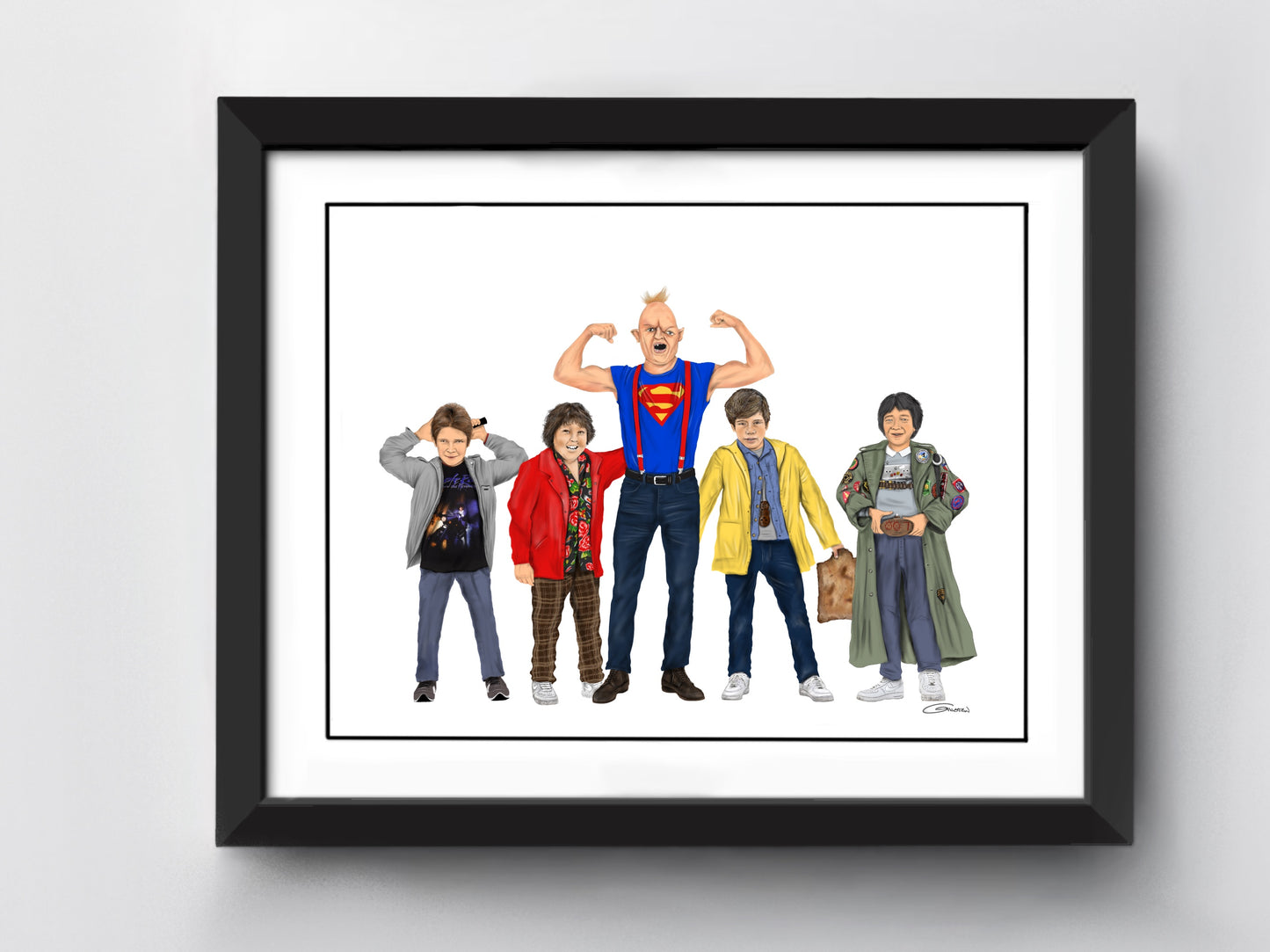 Goonies Movie Art Print - Hand-drawn Illustration