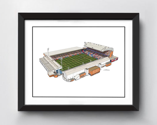 Selhurst Park Stadium Art Print - Crystal Palace - Football Stadium Art Print