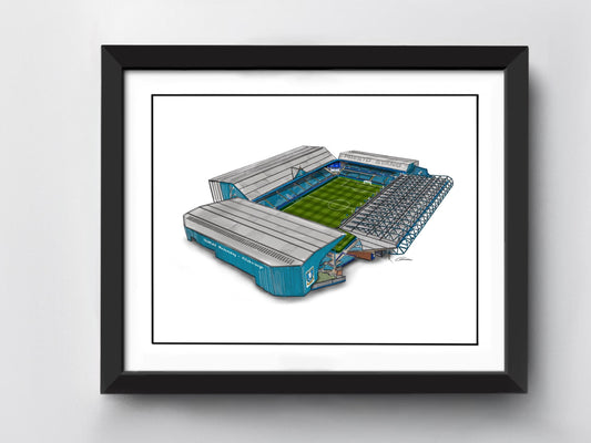Hillsborough Stadium Art Print - Sheffield Wednesday - Football Stadium Art Print