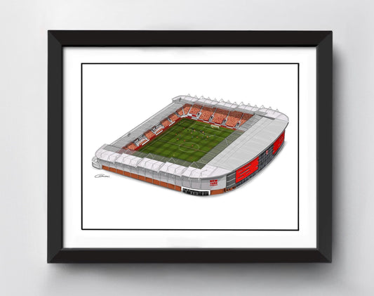 New York Stadium Art Print - Rotherham United - Football Stadium Art Print