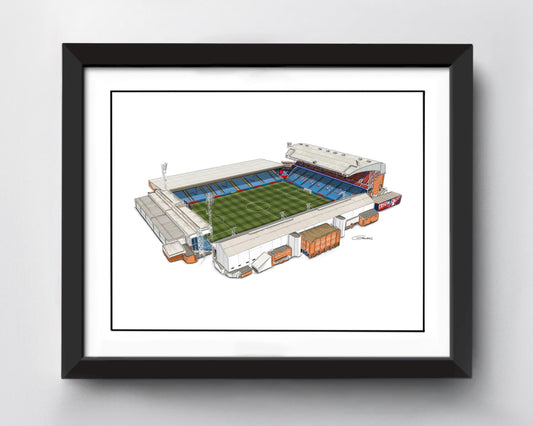 Selhurst Park Stadium Art Print - Crystal Palace - Football Stadium Art Print
